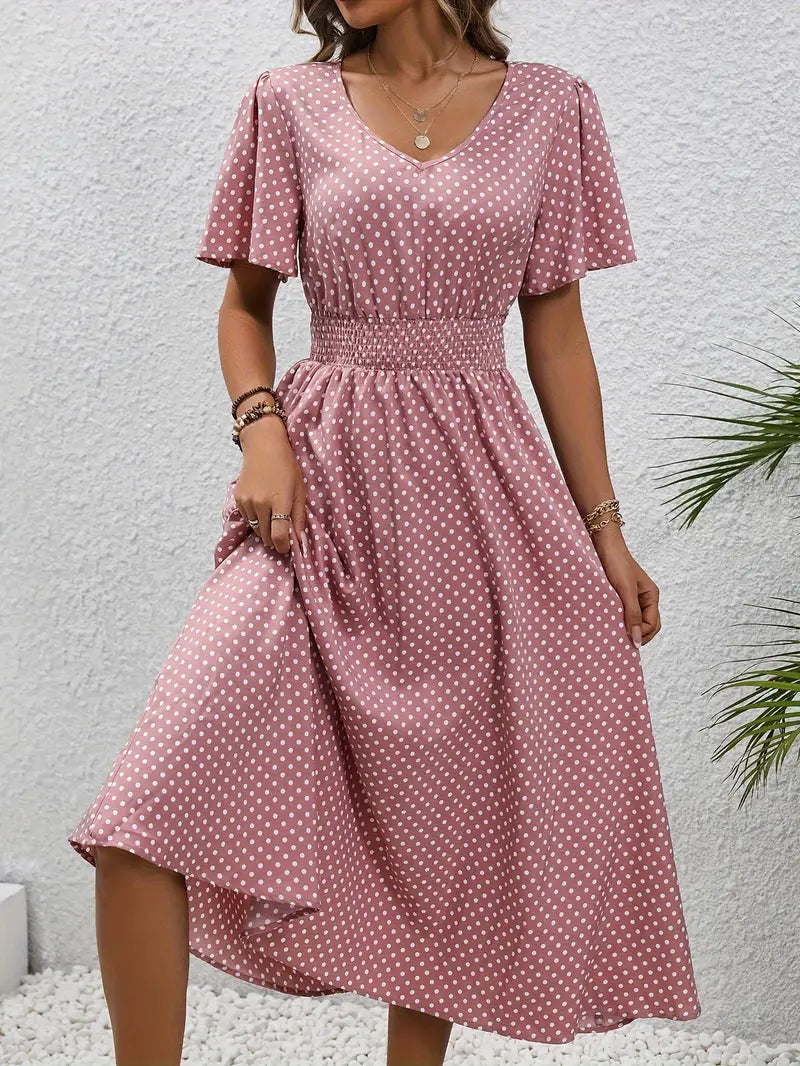 Chic Summer Sundress with Flowy Design - Luxicro