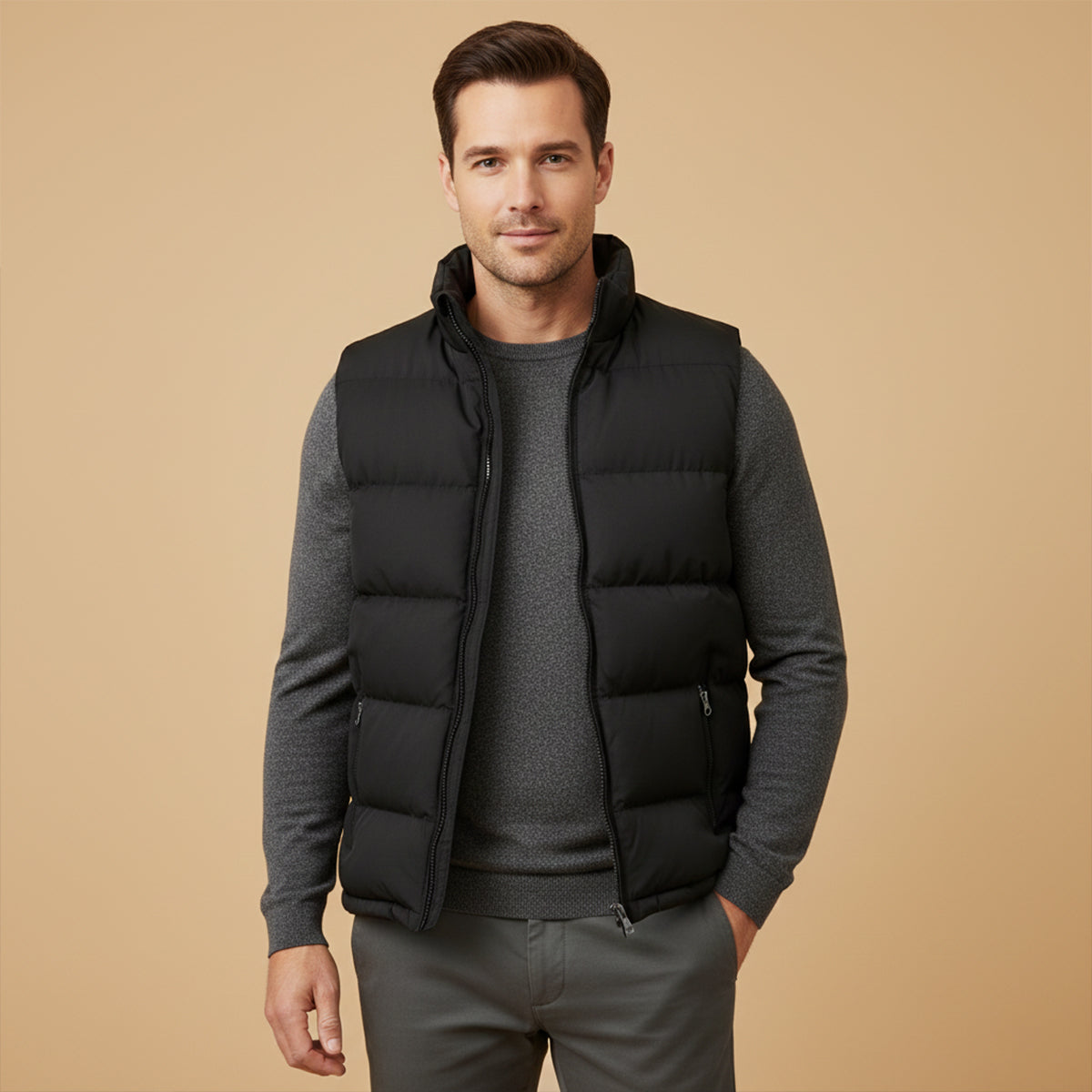 Warm Insulated Mens Puffer Vest