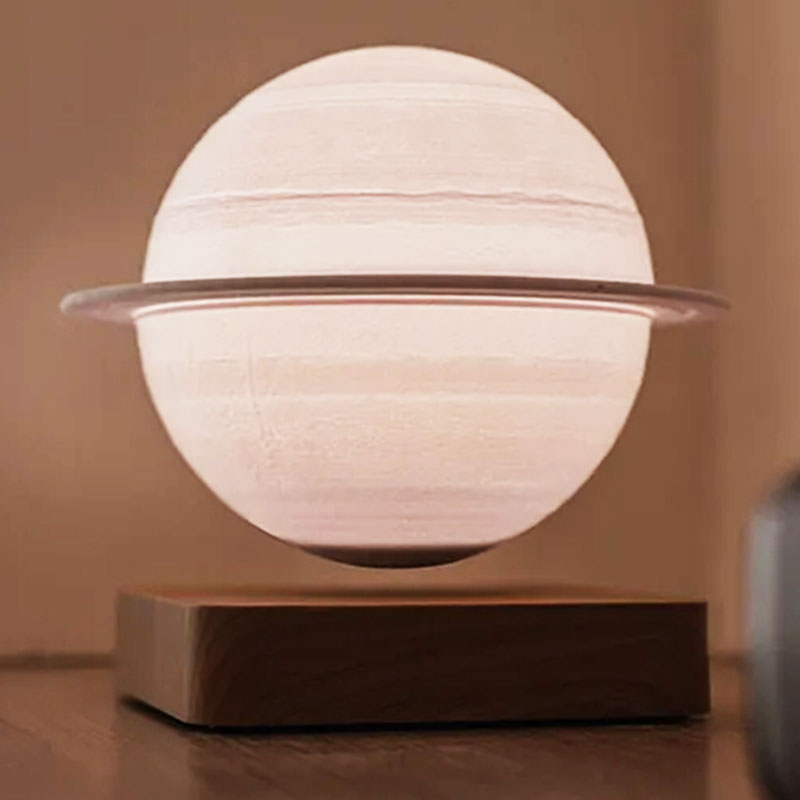 Glowing Orb Table Lamp Floating LED Nightlight Decor