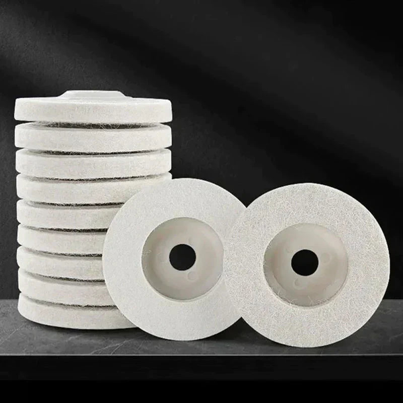 Set of 3 Wool Polishing Discs – Polistra-Nora Luxe