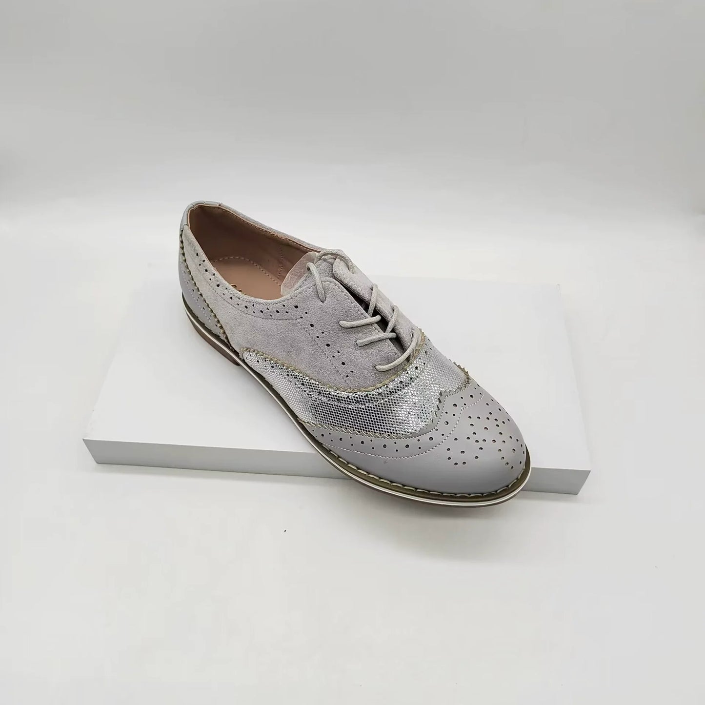 Classic Perforated Leather Lace Ups