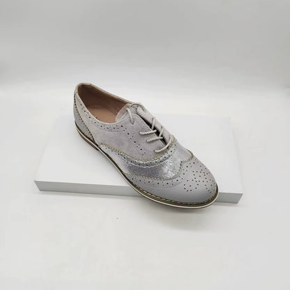 Classic Perforated Leather Lace Ups