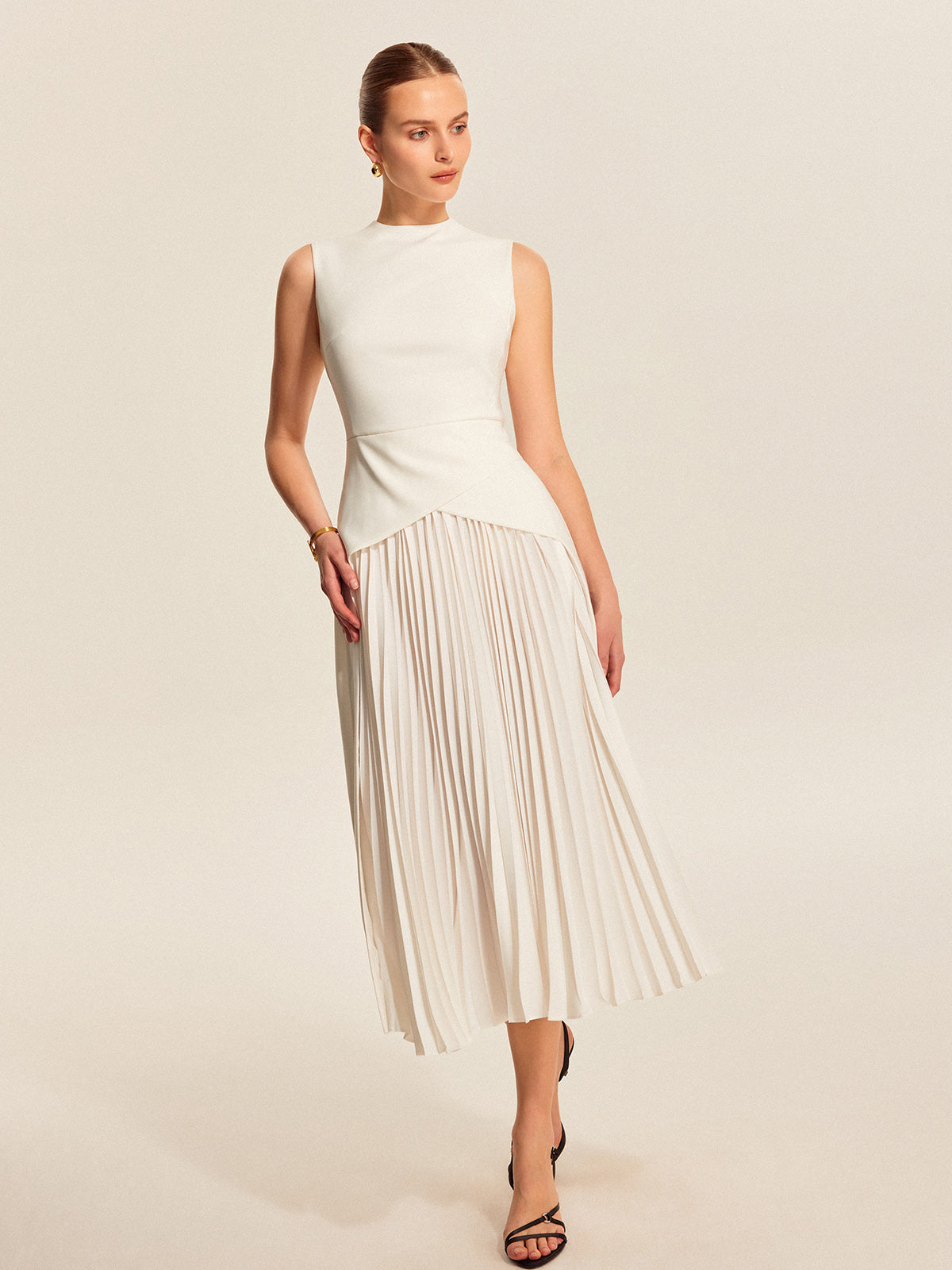 Strapless Flowy Summer Dress - EasyApparels