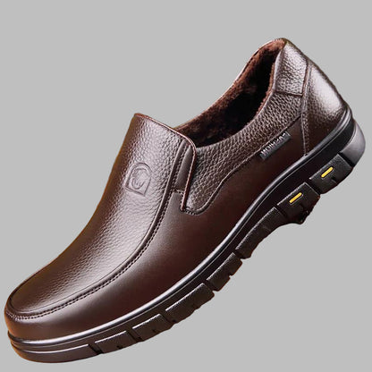 Real Leather Mens Comfort Shoes