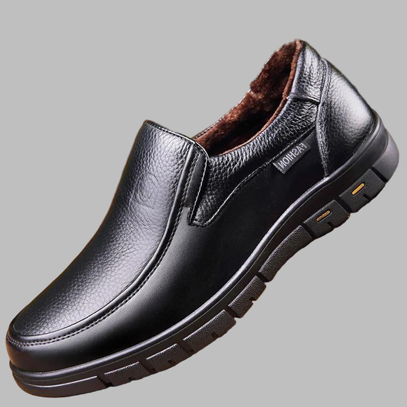 Real Leather Mens Comfort Shoes
