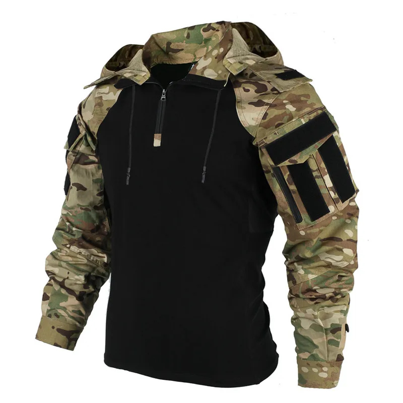 Waterproof Men's Softshell Jacket with Hood and Pockets - EasyApparels
