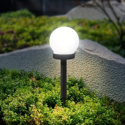 Solar Garden Lamp with Modern Design – Solara-White light-The Livary