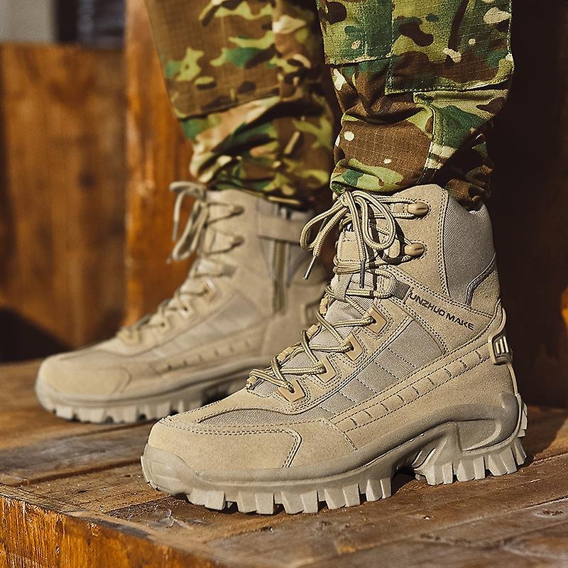 Men's Tactical Boots with High Ankle Support - EasyApparels