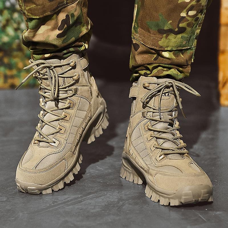Men's Tactical Boots with High Ankle Support