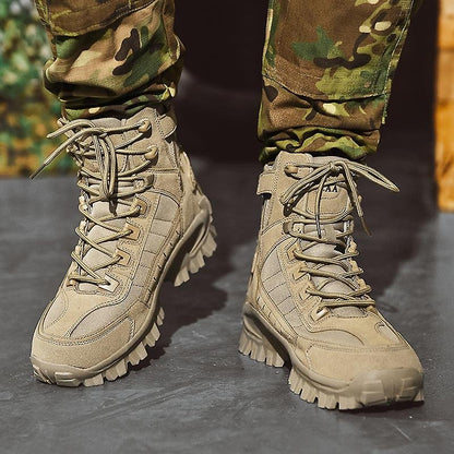 Men's Tactical Boots with High Ankle Support