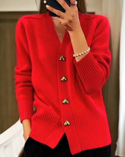 Soft Chic Women's Classic Cardigan Sweater