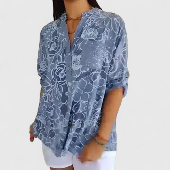 Elegant Women's Office Blouse