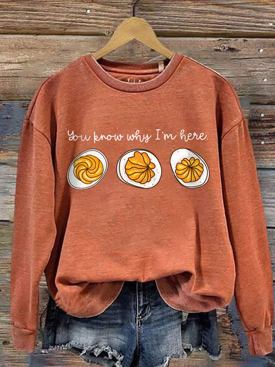 Comfy Foodie Graphic Sweatshirt - Vossary