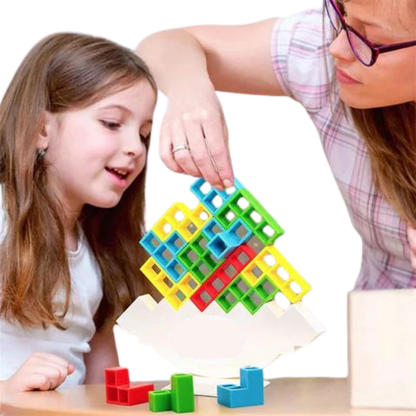 Colorful Wooden Stacking Toy Set - Pexav