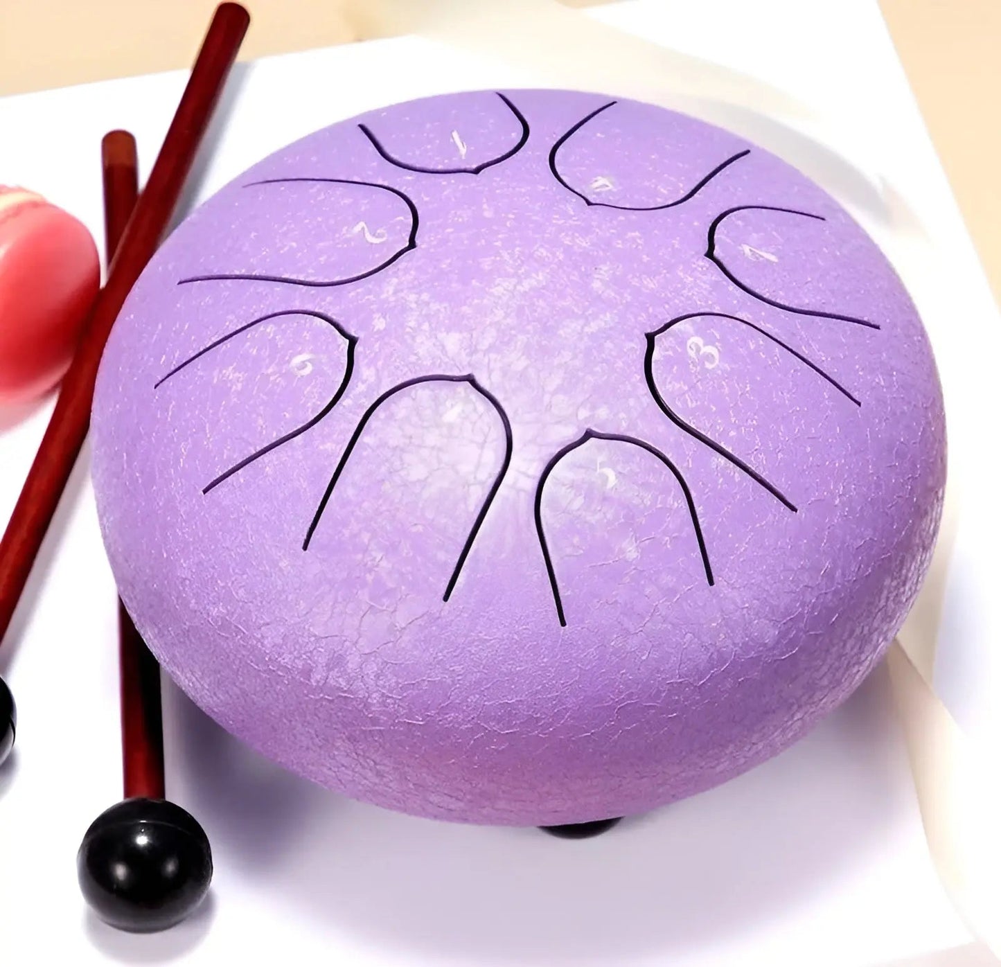 Steel Tongue Drum - SerenityRain-Purple-Nora Luxe