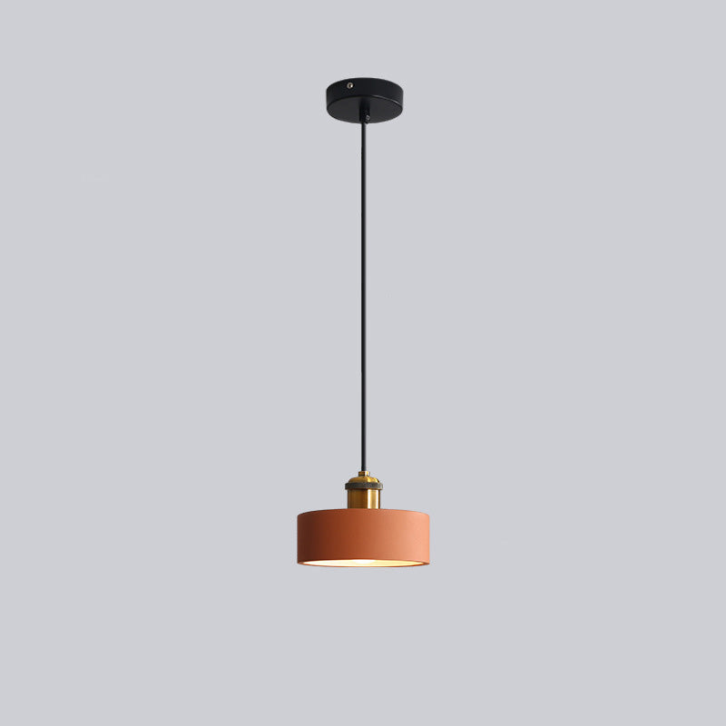 Stylish Morandi Design LED Pendant Light - MoraGlow-C-Orange-Nora Luxe