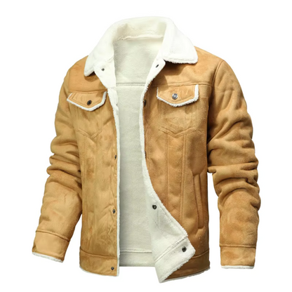 Fake Leather Mens Suede Jacket