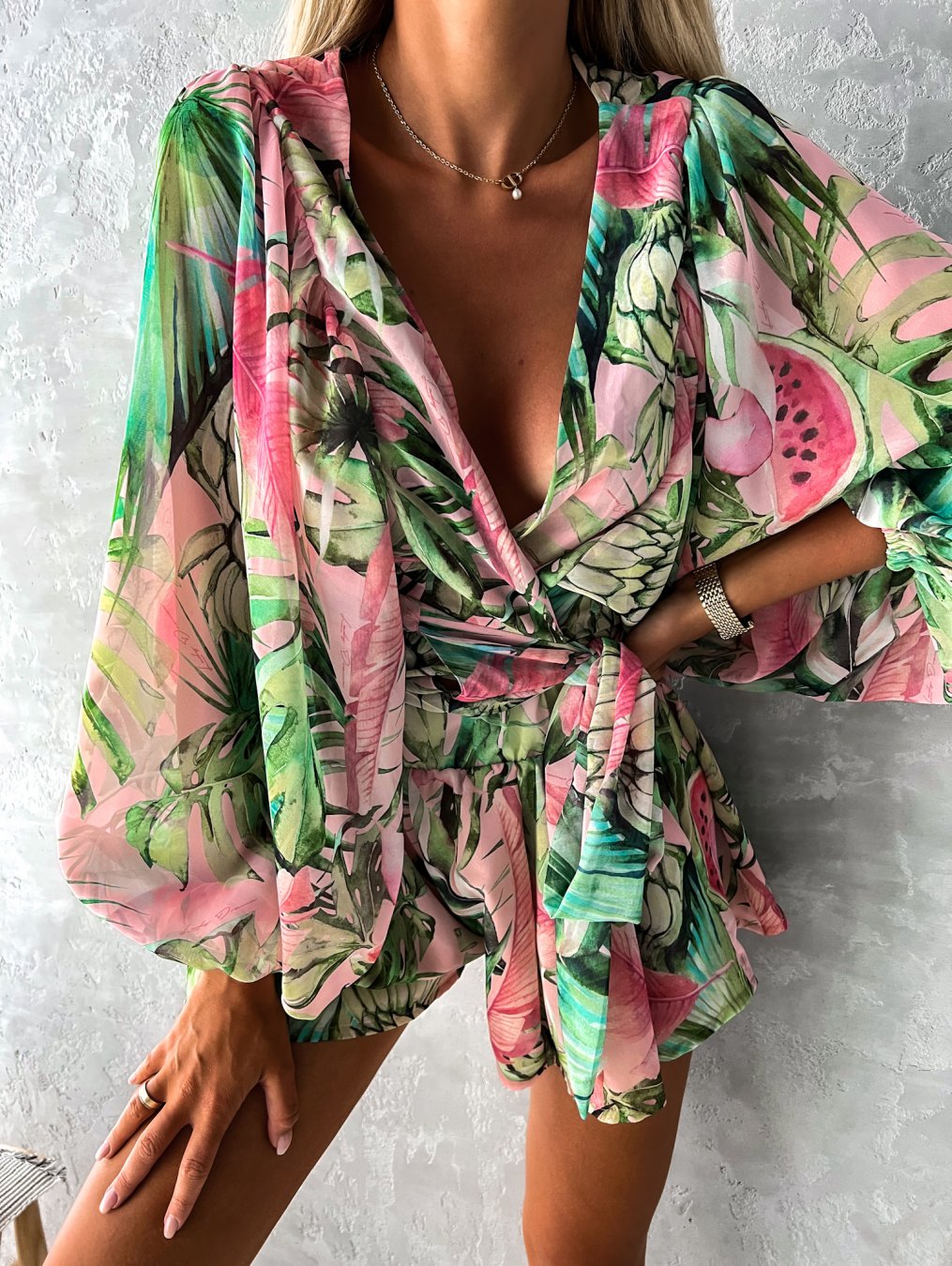 Summer Jumpsuit - Solara-Green-XS-Nora Luxe