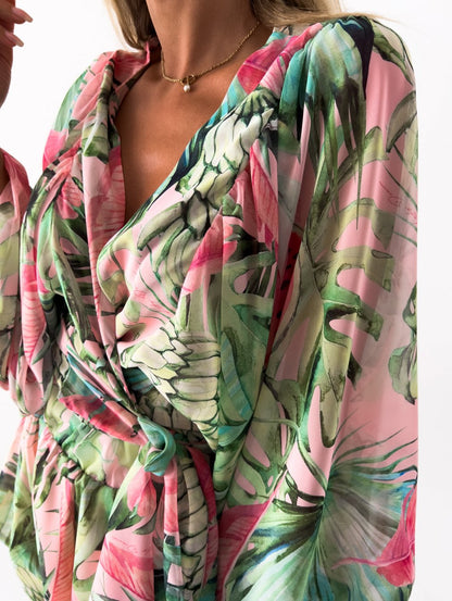 Summer Jumpsuit - Solara-Green-XS-Nora Luxe