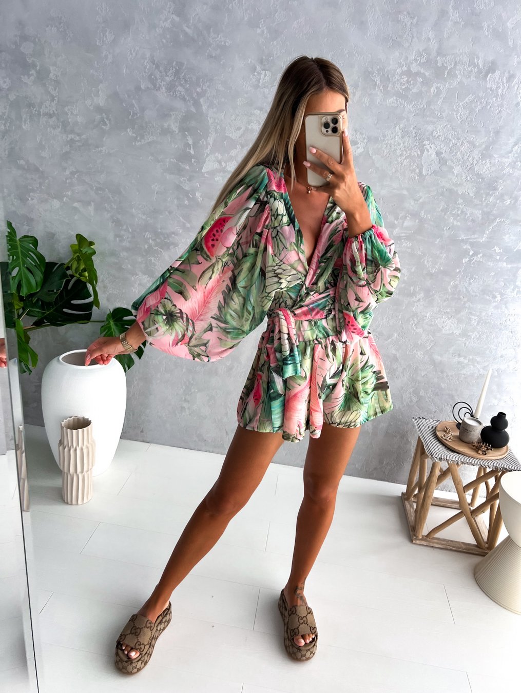 Summer Jumpsuit - Solara-Green-XS-Nora Luxe