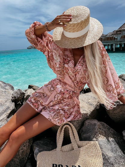 Summer Jumpsuit - Solara-Pink-XS-Nora Luxe