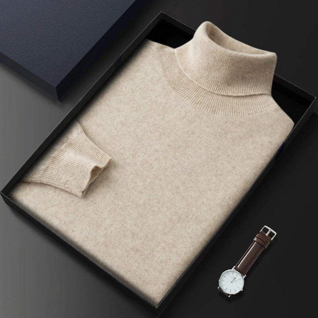 Classic Mens Crew Neck Winter Sweater