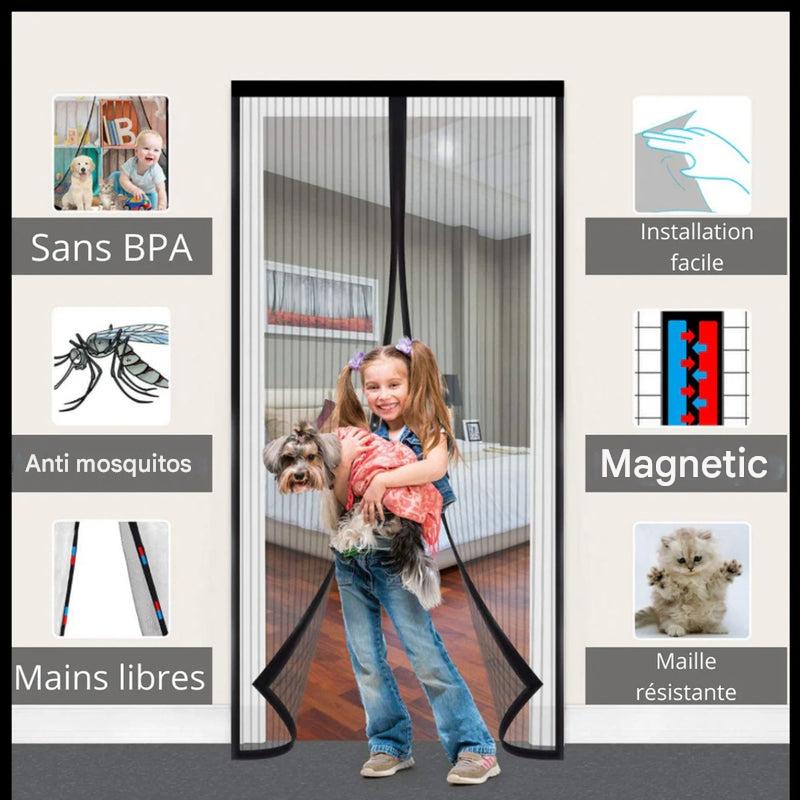 Easy Install Magnetic Mesh Screen Door