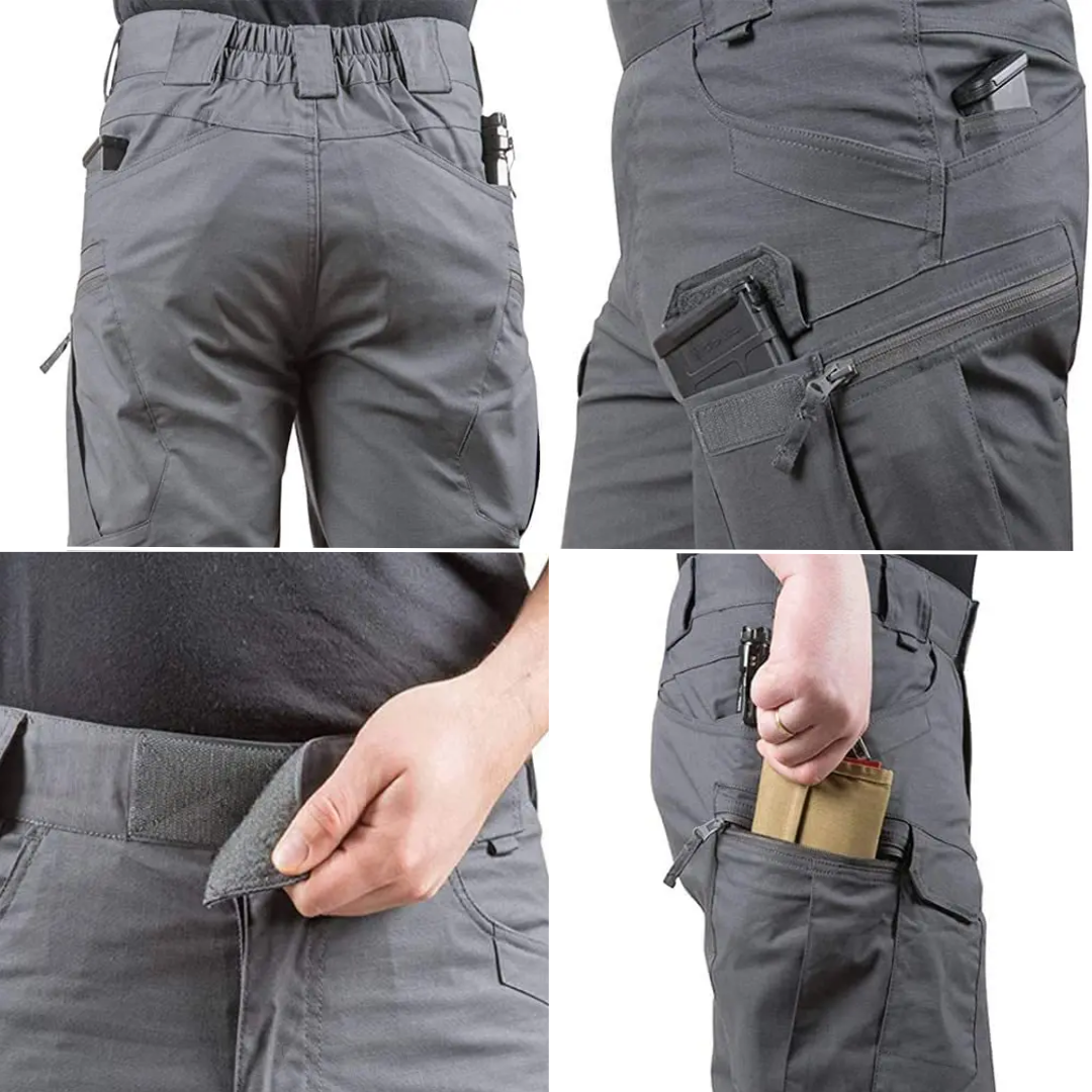Tactical Cargo Shorts - Atlas-Grey-S-The Livary
