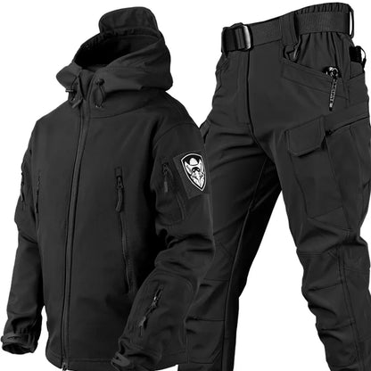 Waterproof and Breathable Hiking Jacket Set for Men - Pexav
