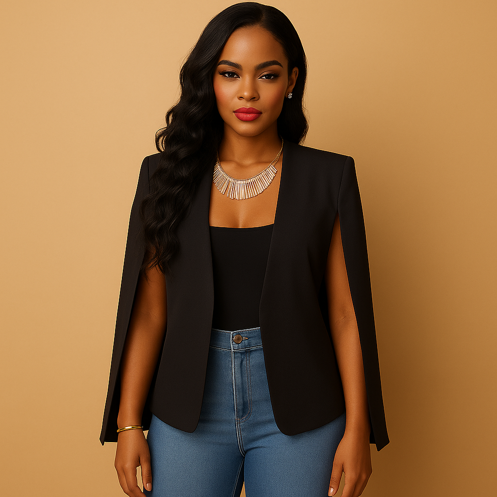 Fit and Flare Blazer for Women - Vossary