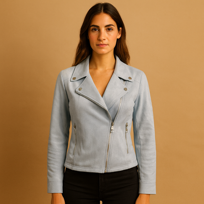 Women’s tailored elegant jacket with a flattering fit and timeless design, suitable for work, casual outfits, and evening wear.