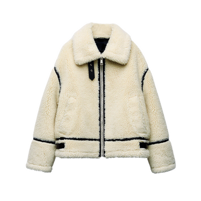 Cozy Aviator Jacket for Women - Pexav