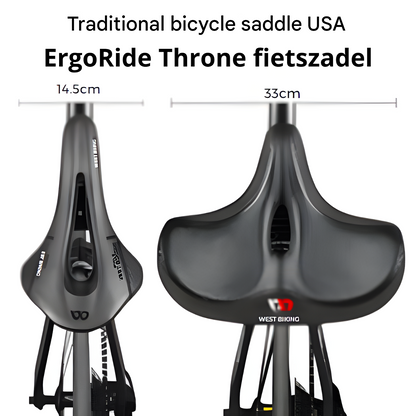The Ultimate Bike Saddle Experience - ErgoRide Throne-Nora Luxe