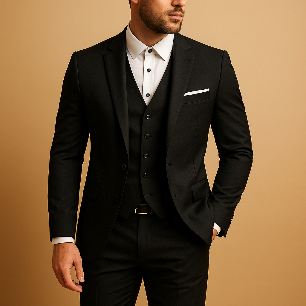 Classic Mens 3 Piece Tailored Suit - EasyApparels