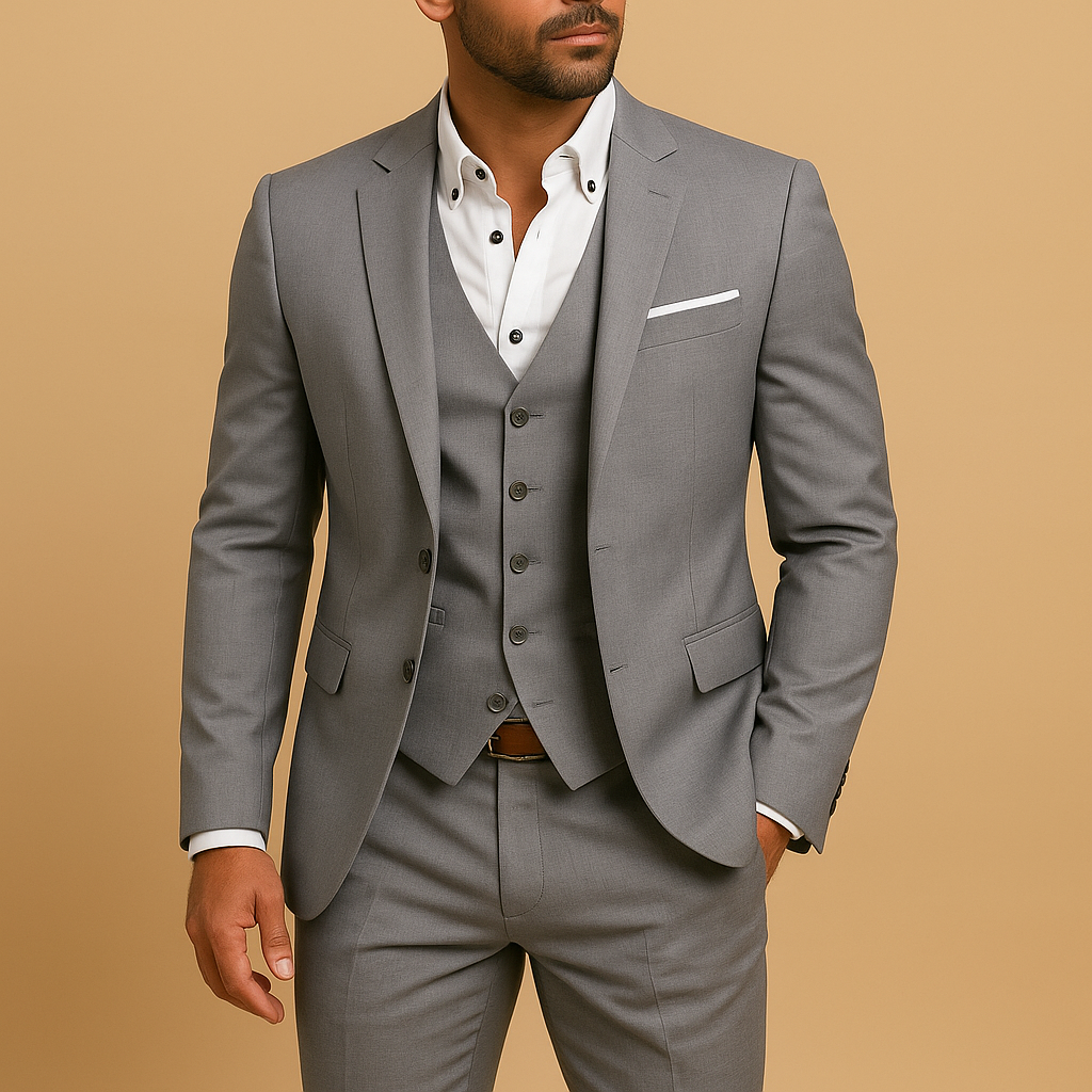 Classic Mens 3 Piece Tailored Suit