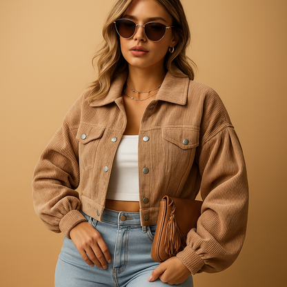 Women’s timeless elegant coat with a flattering fit and warm lining, suitable for casual city wear and formal occasions during autumn and winter.
