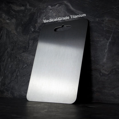 Titanium Cutting Board Without BPA or Microplastics - PureSteel-S (30 cm x 20 cm)-The Livary