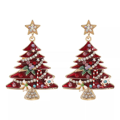 Holiday Snowflake Drop Earrings