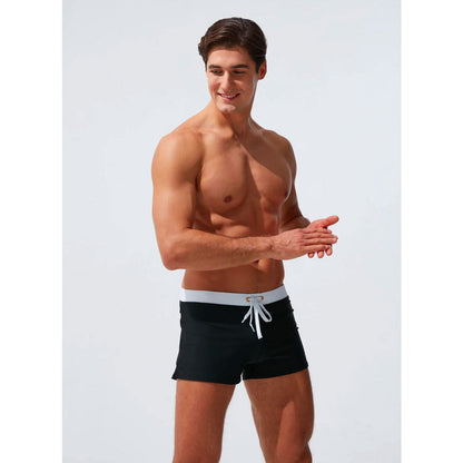 Trendy Men's Swim Shorts – Jace-Black-L-The Livary