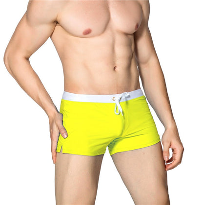 Trendy Men's Swim Shorts – Jace-Yellow-XS-The Livary