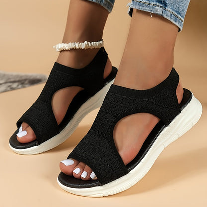Trendy Women's Sandals with Comfortable Fit – Yara-Black-3-State of Style