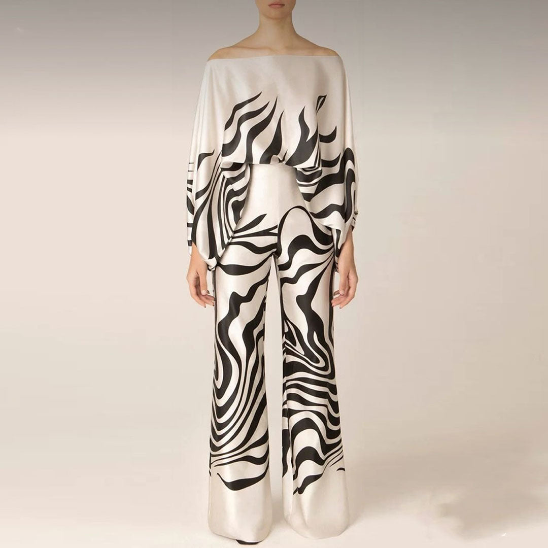 Luxurious 2-Piece Satin Pajama Set - Pexav