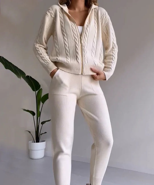 Warm Cozy 2-Piece Winter Outfit - EasyApparels