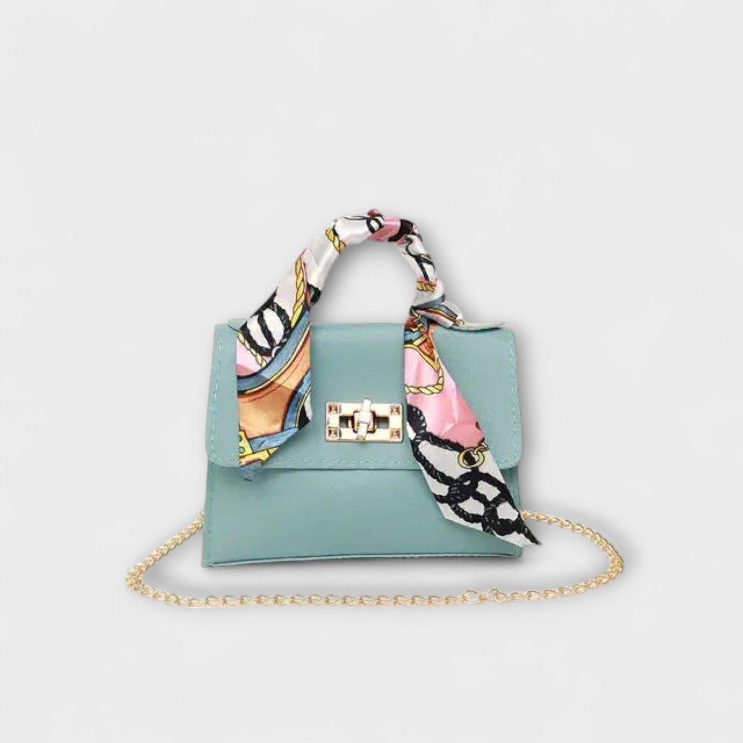 Chic Ladies Gold Chain Shoulder Bag