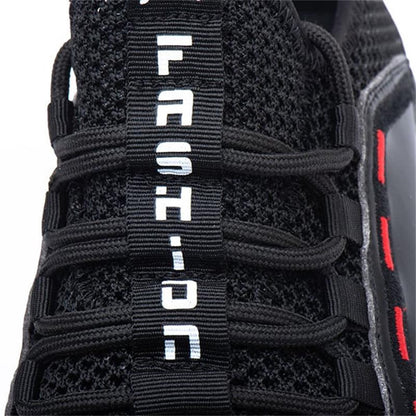 Ultralight Safety Shoes with Steel Toe - SteelFlex One-Black-4.5-Nora Luxe