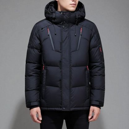Warm Padded Hooded Winter Parka Jacket - EasyApparels
