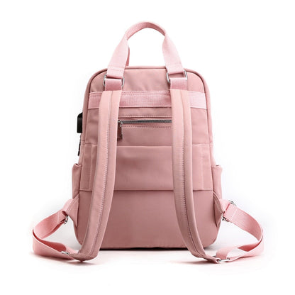 Durable Laptop Backpack with USB Charger and Lock