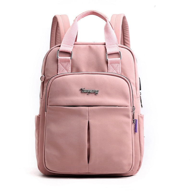 Durable Laptop Backpack with USB Charger and Lock