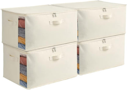 Practical Closet Storage Bag Set – Double Zipper Organizer
