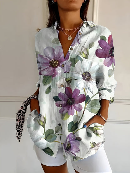 Casual V-Neck Summer Top